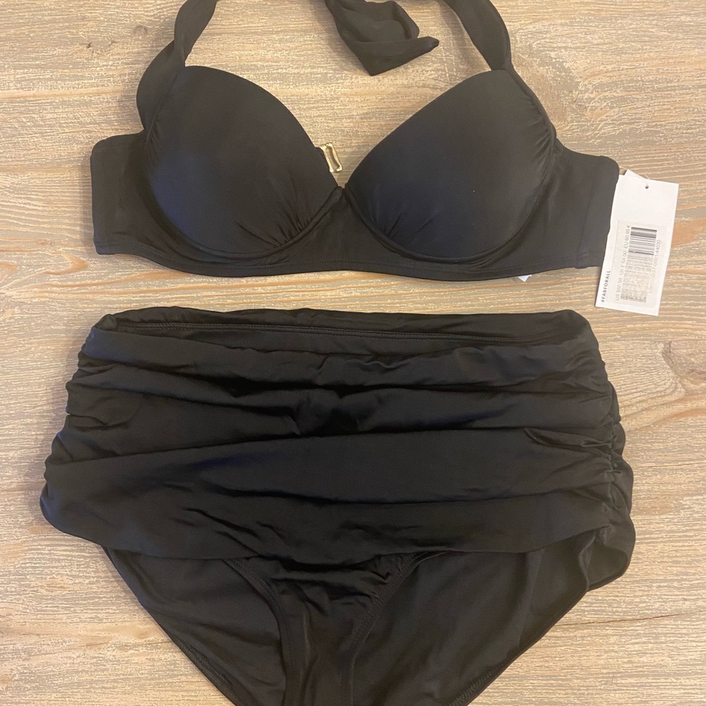 JustFab Black Bikini Set